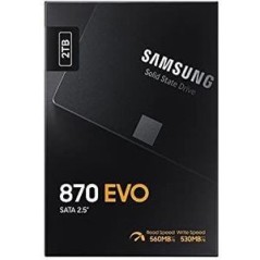 Samsung 870 EVO 2TB SSD - Fast, Reliable Storage Solution for Ultimate Performance!
